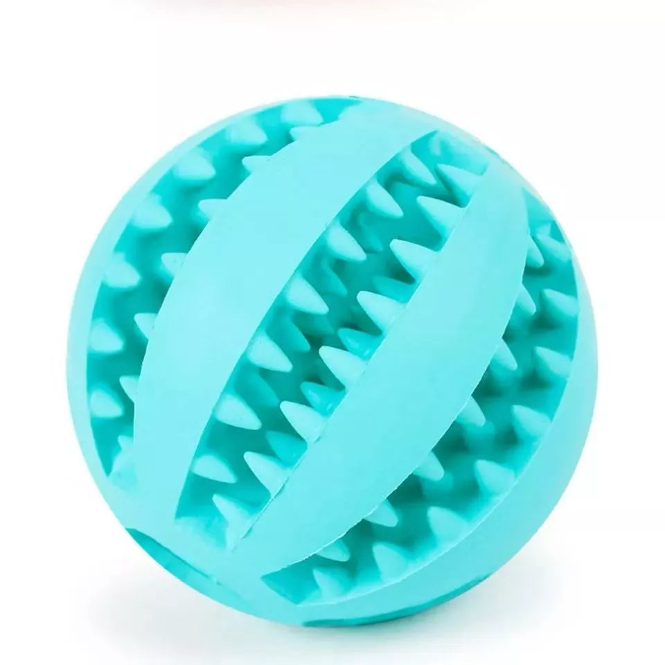 Bola mordedora interativa e multifuncional de borracha para cães e pets - Rank Oferta