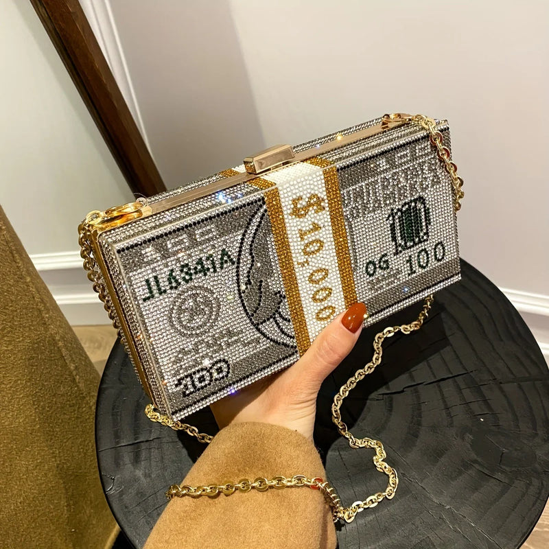 Bolsa Glamour Cristalizada