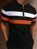 Camiseta Listrada em V