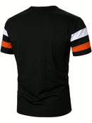 Camiseta Listrada em V