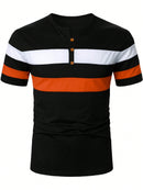 Camiseta Listrada em V