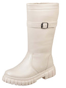 Botas de equitación para niñas, altas, con cremallera, cómodas y a la moda, GiGiL Teen