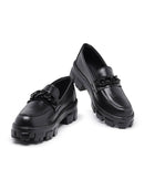 Mocassim Tratorado Feminino com Corrente