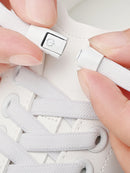 Cadarços Elásticos Sem Amarração com Fivela de Comutação