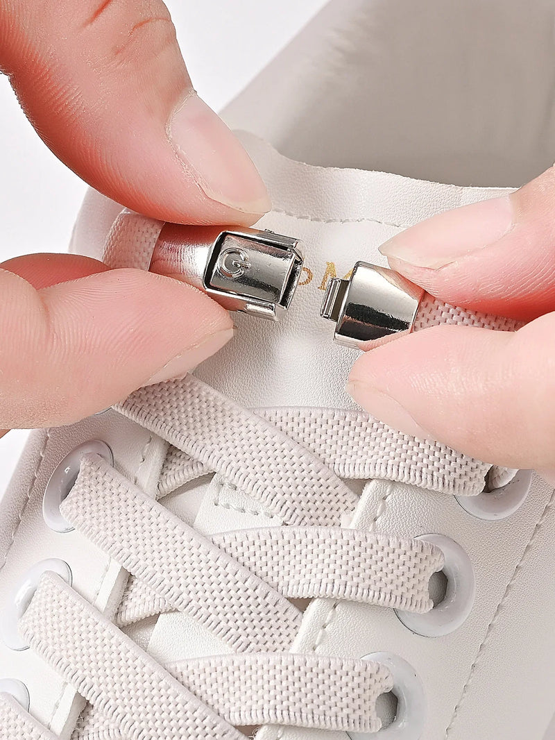 Cordones elásticos sin atar con hebilla intercambiable