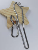 Conjunto irrompible: collar y pulsera de acero