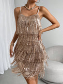 Vestido em detalhes Lantejoulas