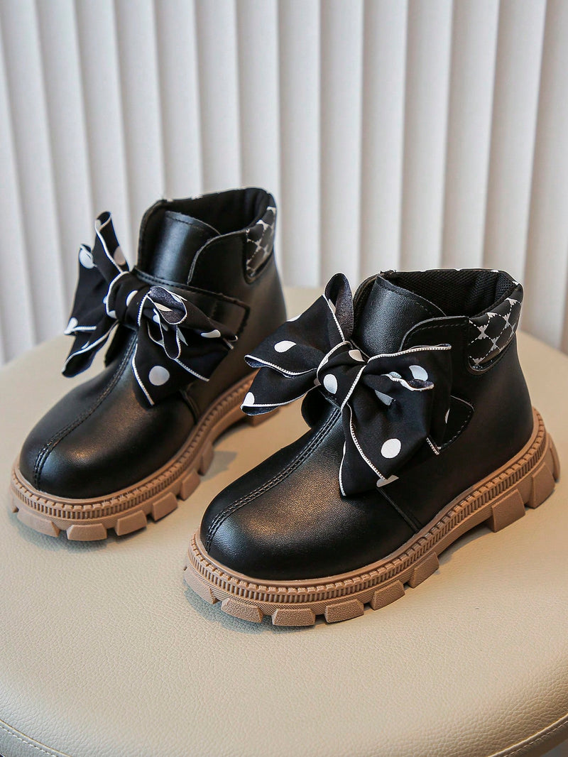 Botas negras para niñas, cómodas y de moda