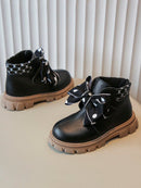 Botas negras para niñas, cómodas y de moda