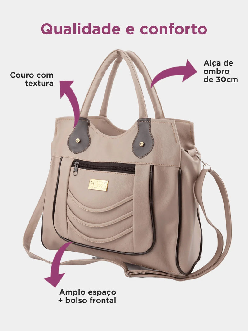 Women's Large Shoulder and Crossbody Bag Stylish Colors Fashion