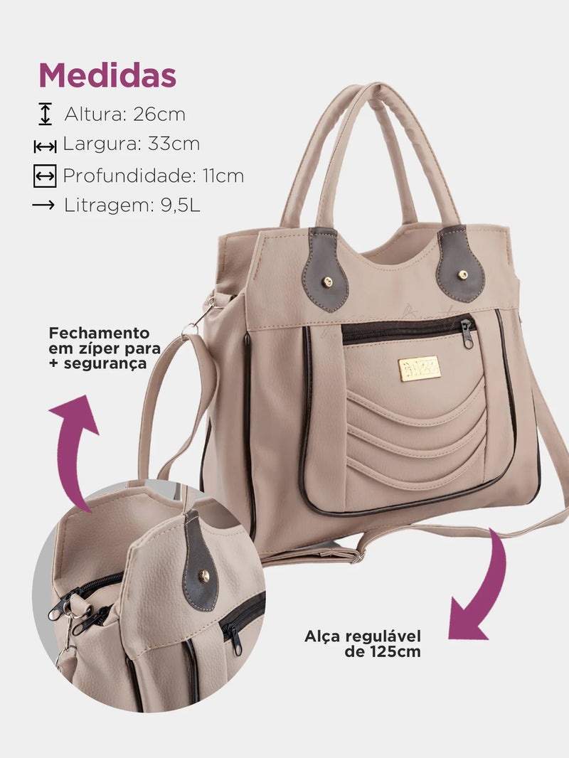 Women's Large Shoulder and Crossbody Bag Stylish Colors Fashion