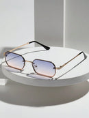 1 Piece Retro Square Black Glasses with Caramel Lens and Copper Frame Mini Classic Fashion Y2K, Suitable for Daily Wear, Photography, Vacation, Travel (Includes Glasses Case, Cleaning Cloth, Lanyard)