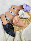 Mule Feminina Bico Fino Rasteirinha