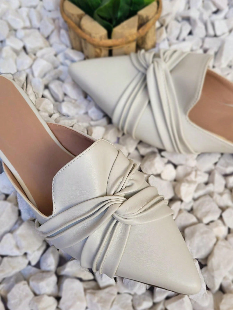 Sandalias planas de punta puntiaguda para mujer, cómodas y casuales, Muller para mujer