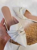 Mule Feminina Bico Fino Rasteirinha