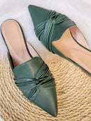 Mule Feminina Bico Fino Rasteirinha