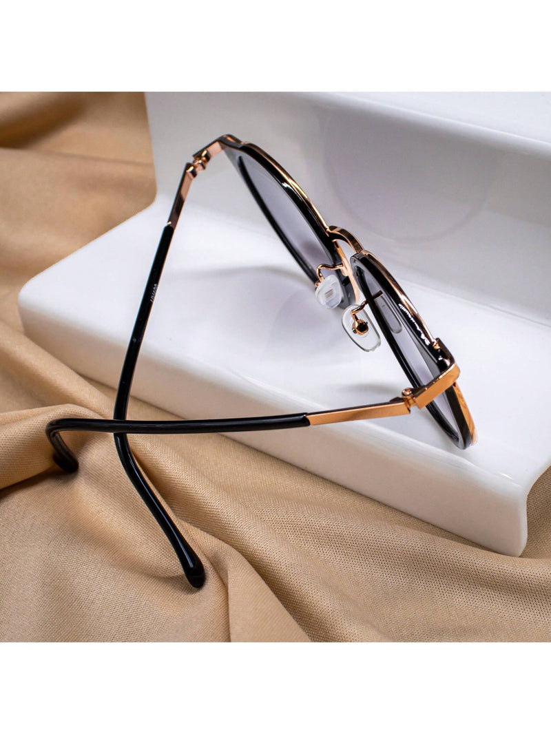 Kit con 2 gafas de sol redondas de ojo de gato oscuras para mujer Doha Summer