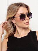 Óculos Octogonal Vintage Feminino