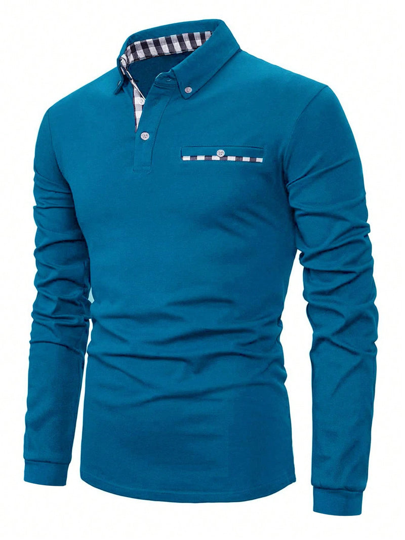 Camisa polo a cuadros