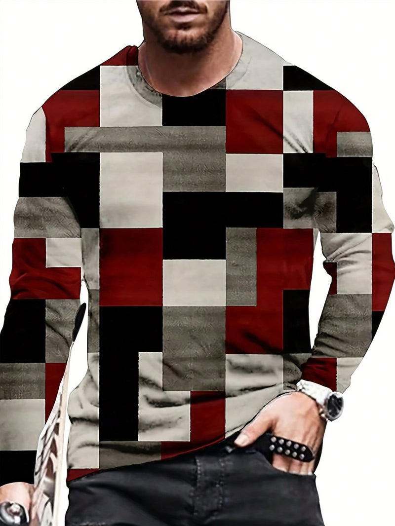 Camiseta con bloques de color Manfinity LEGND para hombre