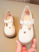 1 par de zapatos planos de moda beige para niña