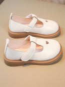 1 par de zapatos planos de moda beige para niña