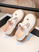 1 par de zapatos planos de moda beige para niña