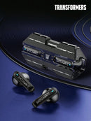 TRANSFORMERS Tf T01 Semi-in-ear True Wireless Headphones with Passive Noise Cancelling, Touch Controls, Low Latency, Microphone, Music and Gaming. Ideal for Sports.