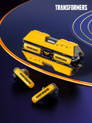 TRANSFORMERS Tf T01 Semi-in-ear True Wireless Headphones with Passive Noise Cancelling, Touch Controls, Low Latency, Microphone, Music and Gaming. Ideal for Sports.