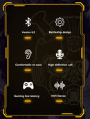 TRANSFORMERS Tf T01 Semi-in-ear True Wireless Headphones with Passive Noise Cancelling, Touch Controls, Low Latency, Microphone, Music and Gaming. Ideal for Sports.