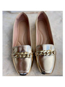 Zapatos mocasines cómodos con punta cuadrada para mujer