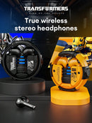 TRANSFORMERS Transformers TF-T23 Megatron Wireless Headphones, Semi-In-Ear Design, Innovative and Cool Style, Low Latency, Powerful Bass, Suitable for Games, Sports, Music and Clear 5.4G Calls with Passive Noise Cancellation
