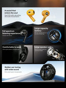 TRANSFORMERS Transformers TF-T23 Megatron Wireless Headphones, Semi-In-Ear Design, Innovative and Cool Style, Low Latency, Powerful Bass, Suitable for Games, Sports, Music and Clear 5.4G Calls with Passive Noise Cancellation