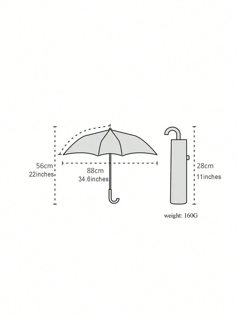 Guarda-Chuva Dobrável Manual 88cm