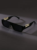 1 Piece Y2K Style Black Square Frame Trendy Beach Glasses for Men, Vintage Eyewear Accessories, Beach Accessories, Street Style Looking Sunglasses and Suitable for Sweater, Jacket, Sweatshirt, Hoodie, Leather Pants and Cargo Pants