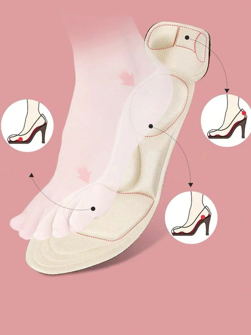 Plantillas transpirables y antideslizantes para zapatos de tacón alto.