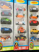 Kit de colección de juguetes con 5 coches de hierro de estilo moderno