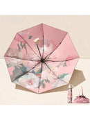 Guarda-Chuva Floral Dupla Camada Feminino