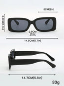 6 Pieces/1 Piece Women's Fashion Square Sunglasses Set in Various Styles and Colors, Cute, Trendy, Street Style, Sophisticated, Personalized, Y2K Summer Dopamine, Suitable for Daily Wear, Vacation, Party, Outdoor Activities - Accessory