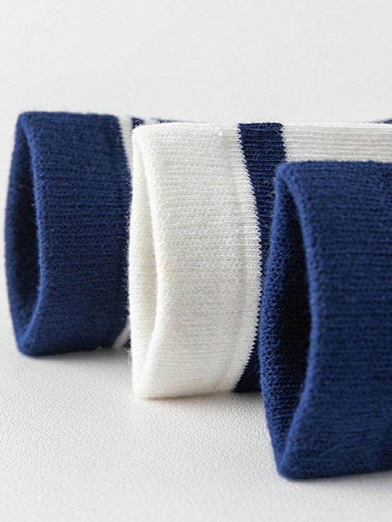 5 Pairs of Spring/Summer Sneaker Design Breathable Sports Ankle Socks Suitable for 0-14 Years Old Kids