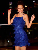 Vestido em detalhes Lantejoulas