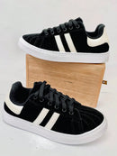 Zapatillas deportivas de rayas para mujer adulta