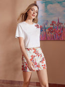 Camiseta Manga Curta com Paetês