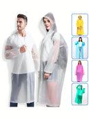 Impermeable de PVC con capucha transparente