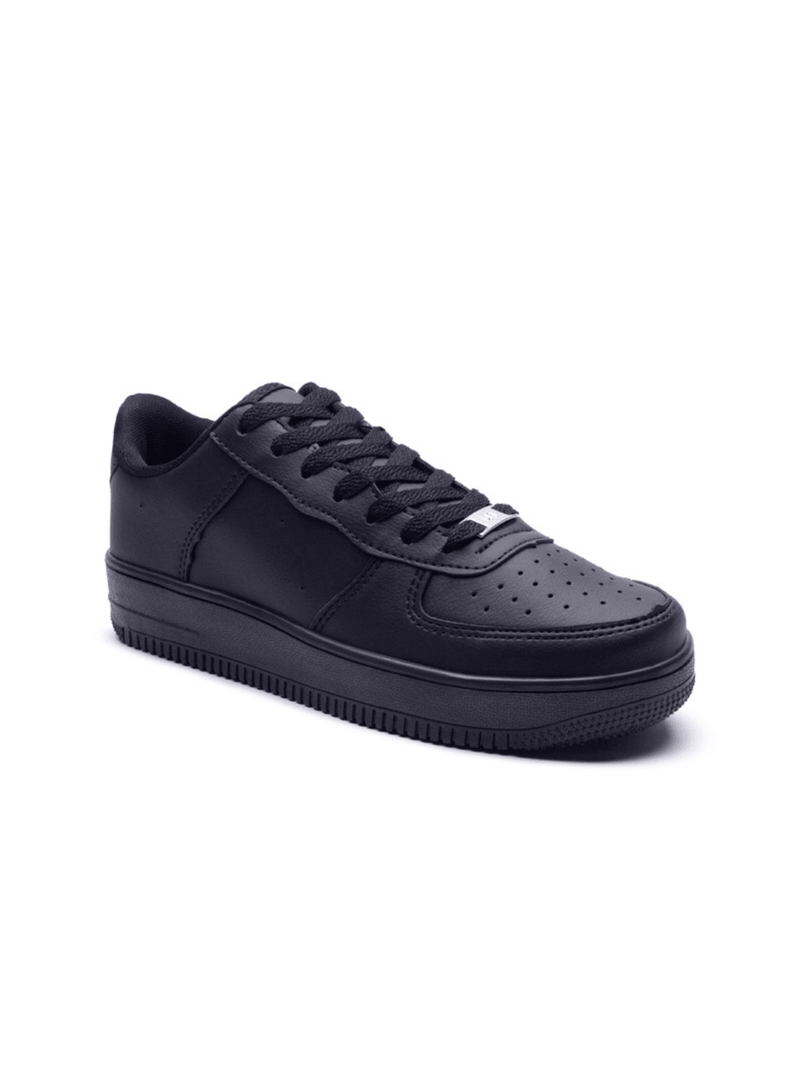 Women's Casual White Black Sneakers Lightweight and Comfortable Original