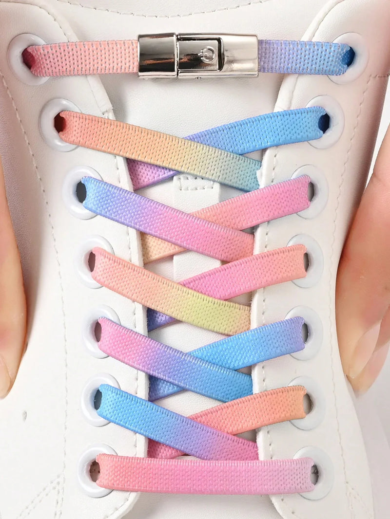 Cordones elásticos sin atar con hebilla intercambiable