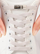 Cadarços Elásticos Sem Amarração com Fivela de Comutação