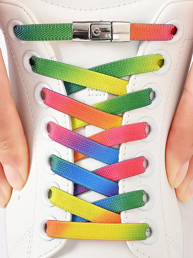 Cordones elásticos sin atar con hebilla intercambiable