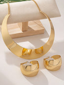 1 par de pendientes y 1 collar, conjunto de joyas para mujer
