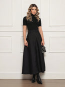 Long umbrella shaped skirt for women